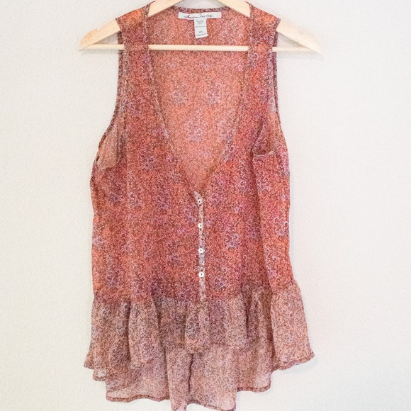 American Rag Floral blouse - Picture 1 of 5